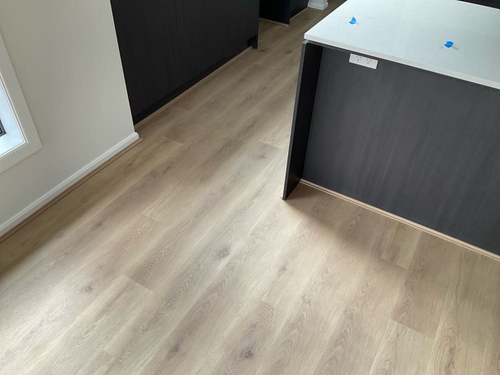Colour variance between floor trims, recorded during a PCI inspection in Wyndham Vale