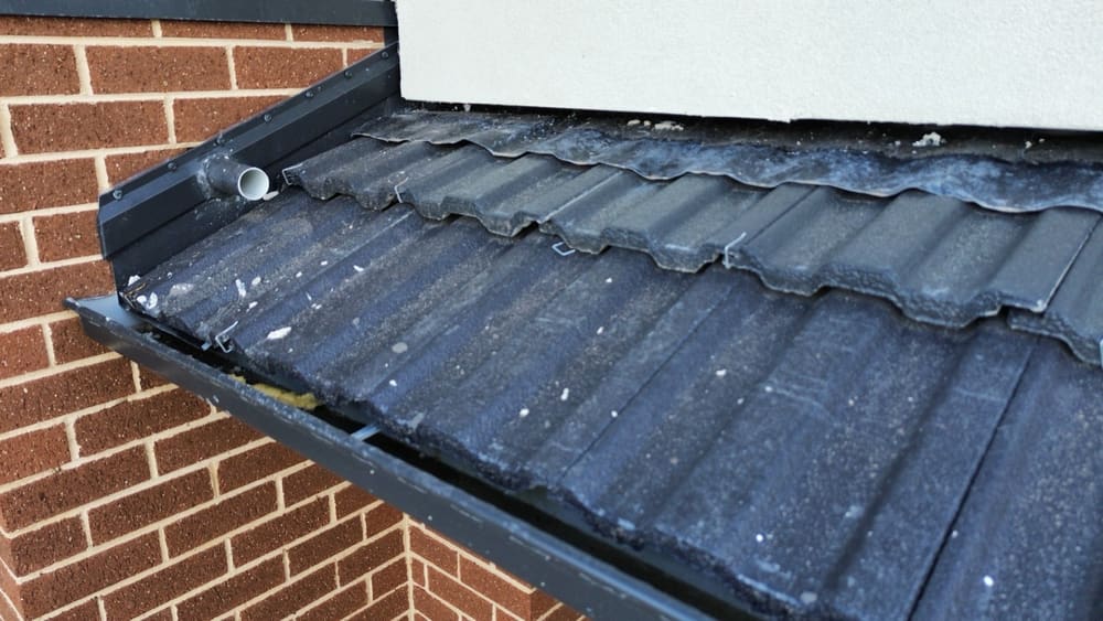 Debris to be removed, recorded during a pre-purchase inspection in Manor Lakes