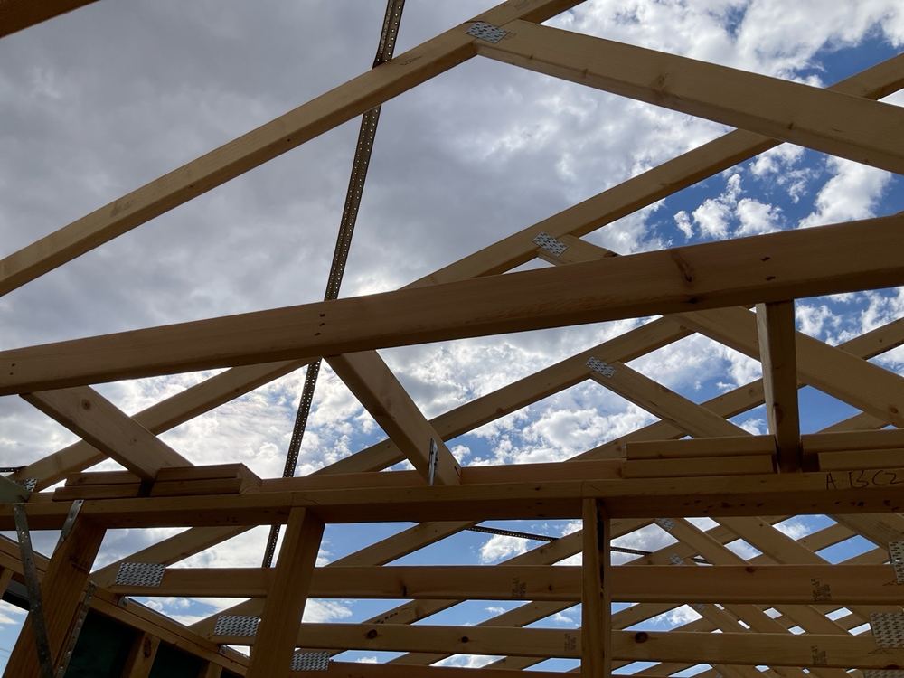 Shear blocks nailed where screws are needed to carry roof load, found during a frame inspection in Hoppers Crossing