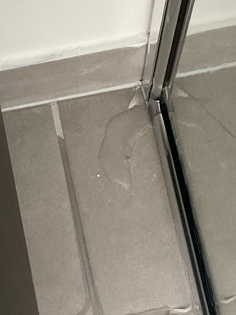 Shower recorded as leaking when it was run during the handover walk through, found during a pre-handover inspection in Wyndham Vale