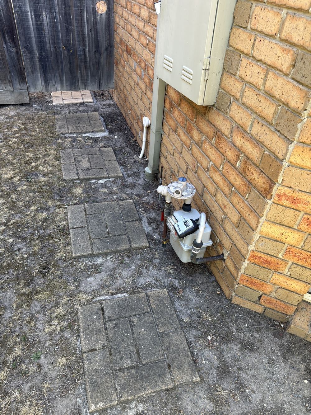 Ground around the house not falling away, so water collects at the walls, found during a pre-purchase inspection in Wantirna South
